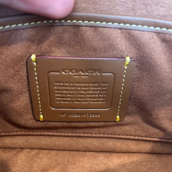 Coach Tabby 26 Bag in Red - Picture 11 of 13